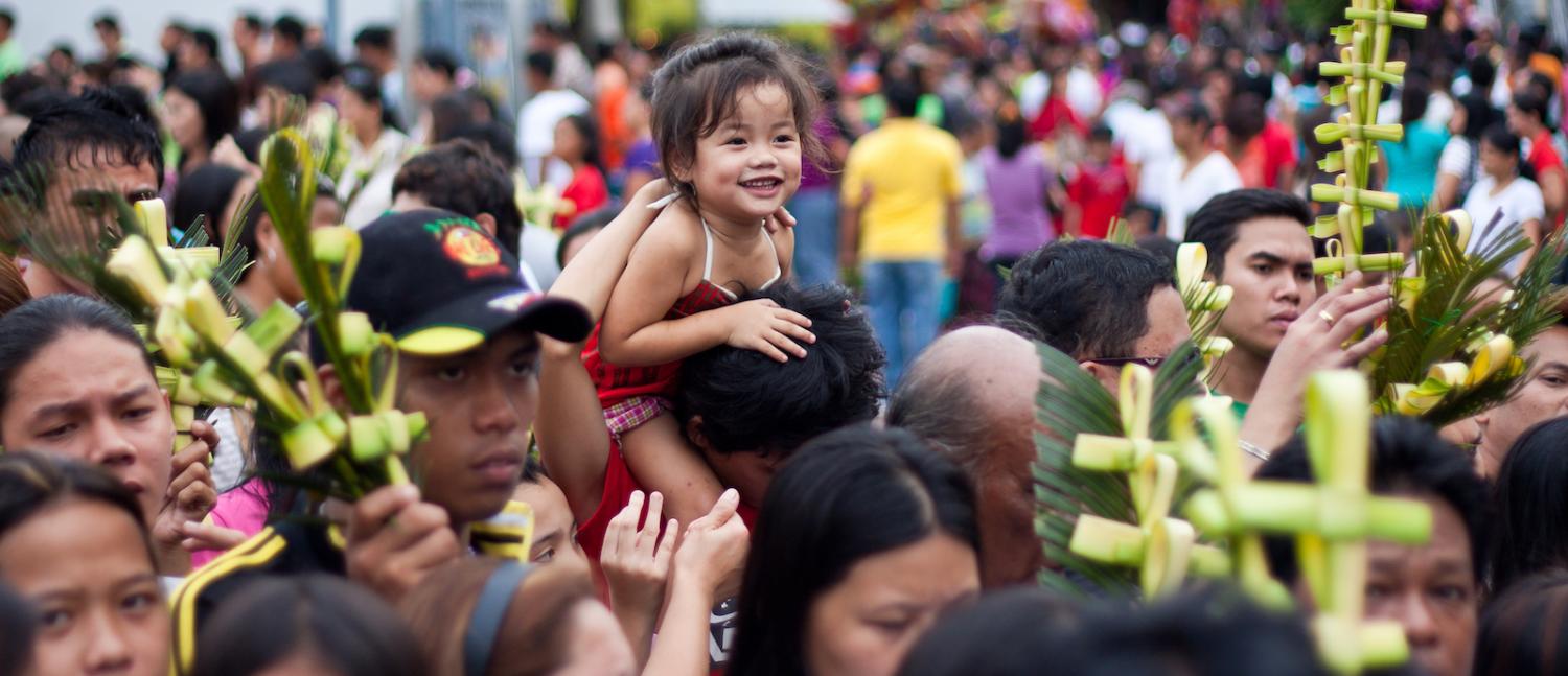 Palm Sunday at the Basilica del Santo Niño (Photo: dbgg1979/ Flickr)