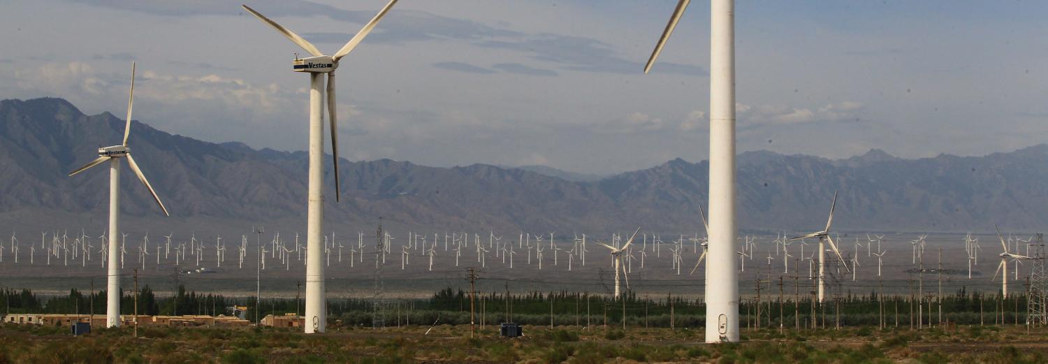 The Dabancheng Wind Farm, China (Photo: ADB/Flickr)