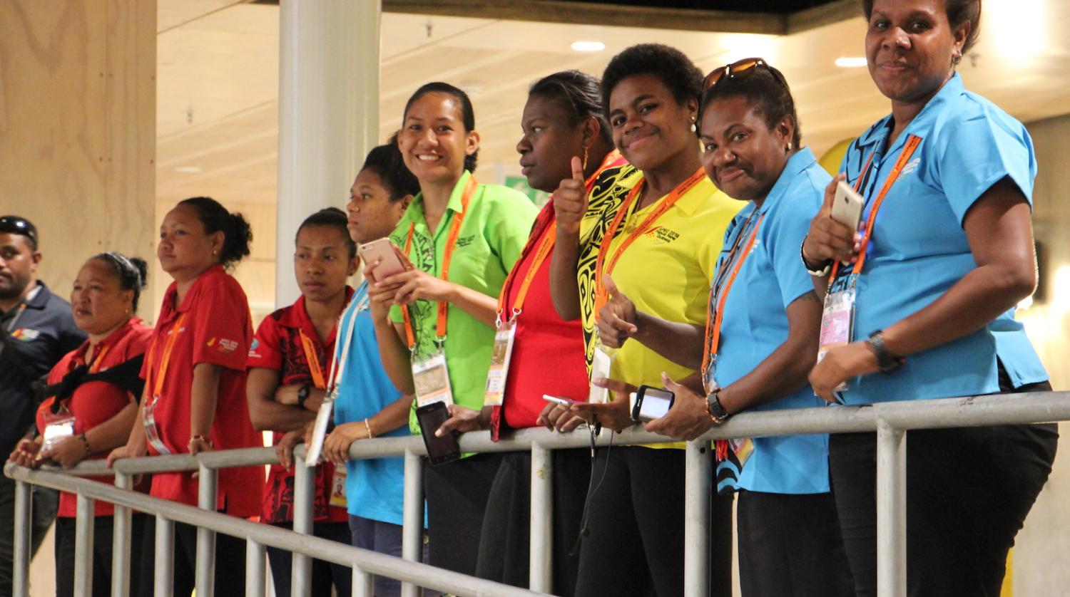 APEC volunteers (Photo: Shane McLeod)