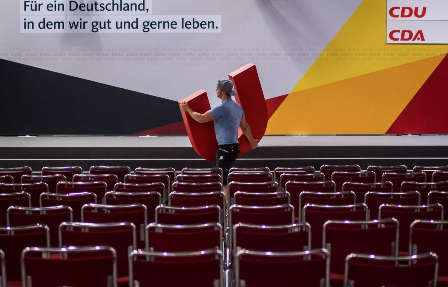 The German Christian Democrats Union (CDU) federal election campaign opening rally in Dortmund, Germany.