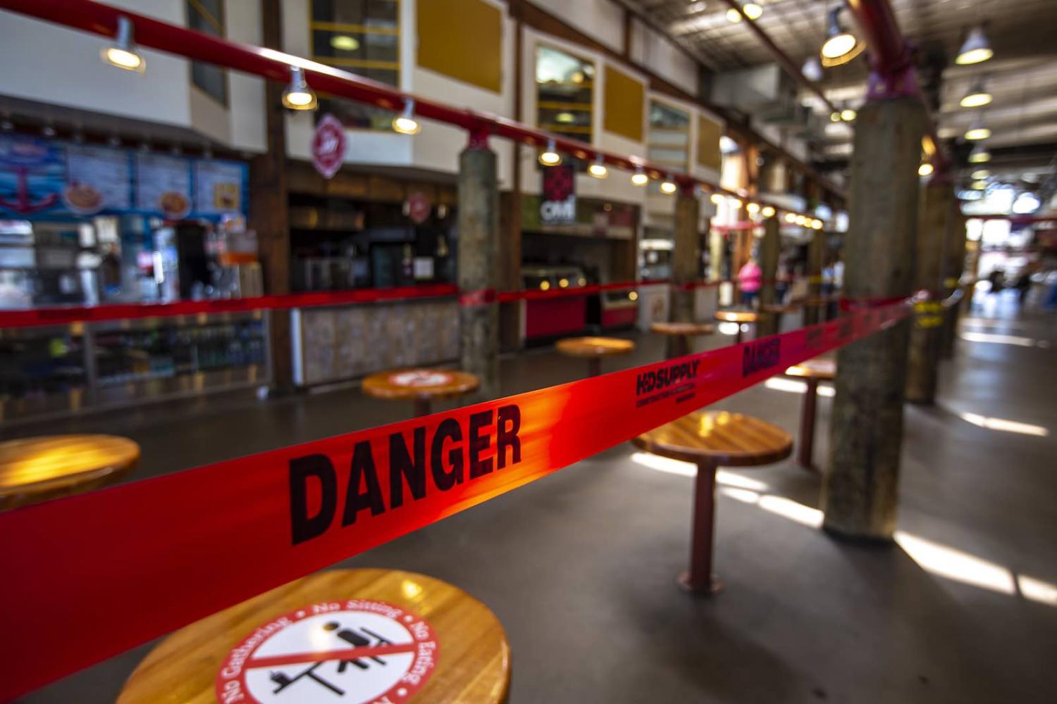 The deserted Granville Island public market, Vancouver (GoToVan/Flickr)