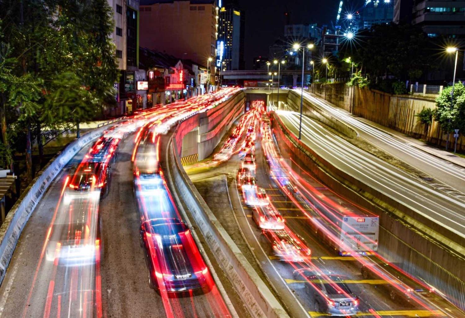 Rush hour traffic in Kuala Lumpur, Malaysia, where the government has recently renegotiated several major Chinese investments (Photo: Simon Roughneen)