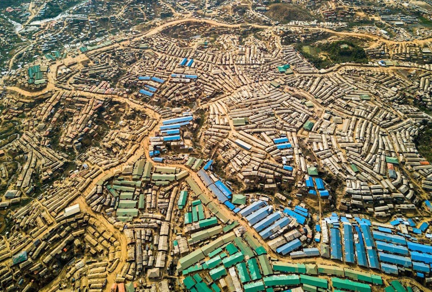 Kutupalong refugee camp in Cox's Bazar, Bangladesh (Photo: @antonioguterres / Twitter)