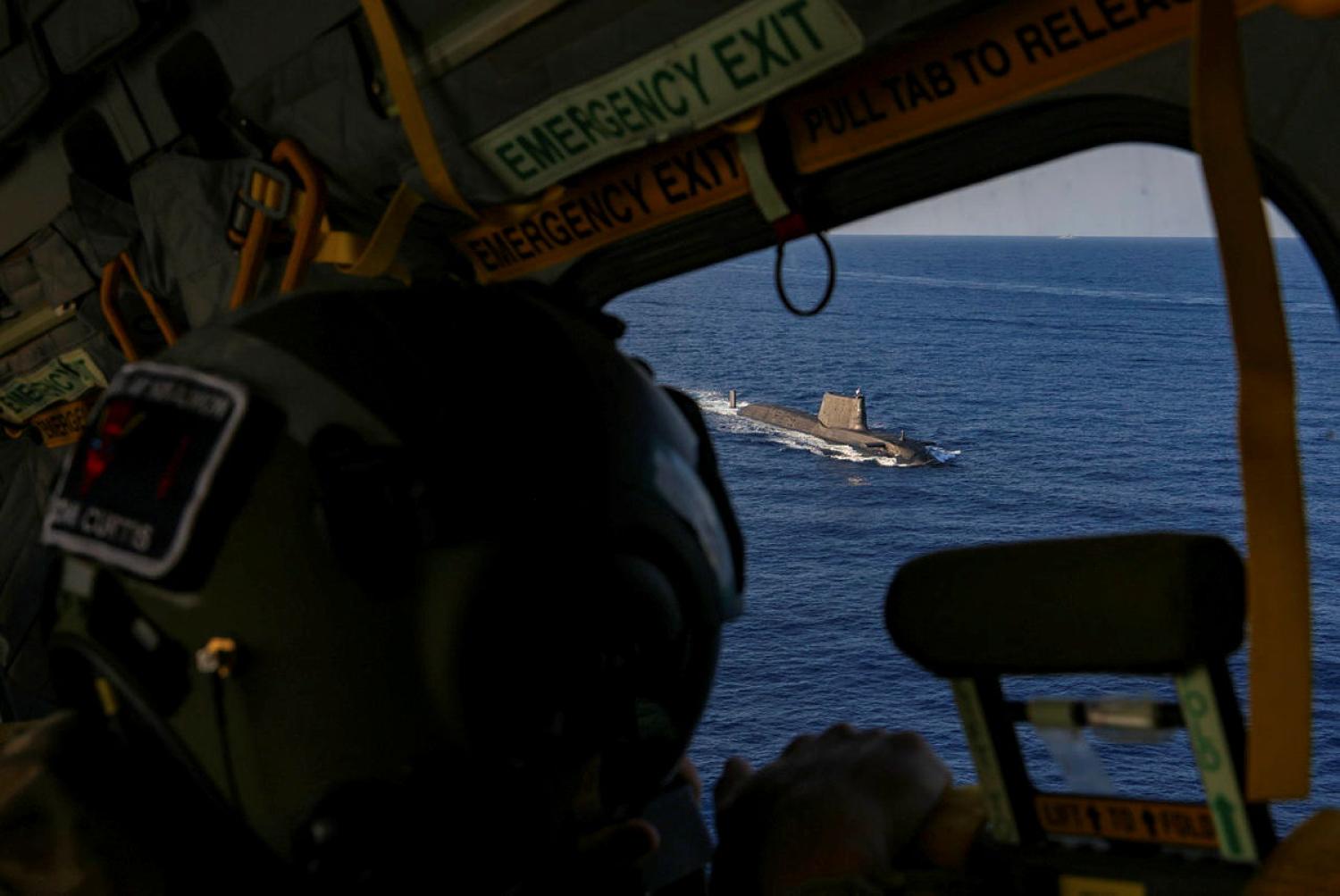 A Royal Navy Astute class submarine in June 2021 (UK Ministry of Defence)