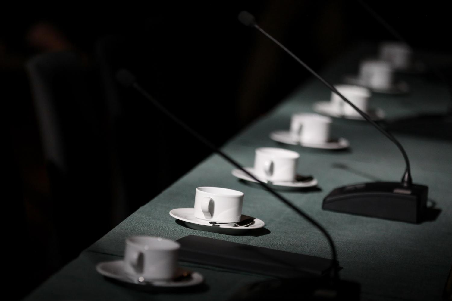 The G20 Special Committee in 2018, Hamburg, Germany (Christian Charisius via Getty Images)