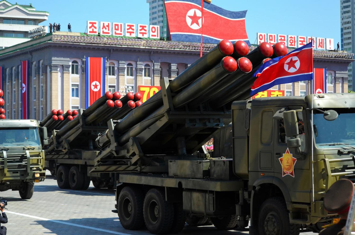 A military parade in North Korea in September 2018 (Photo: The Asahi Shimbun via Getty)