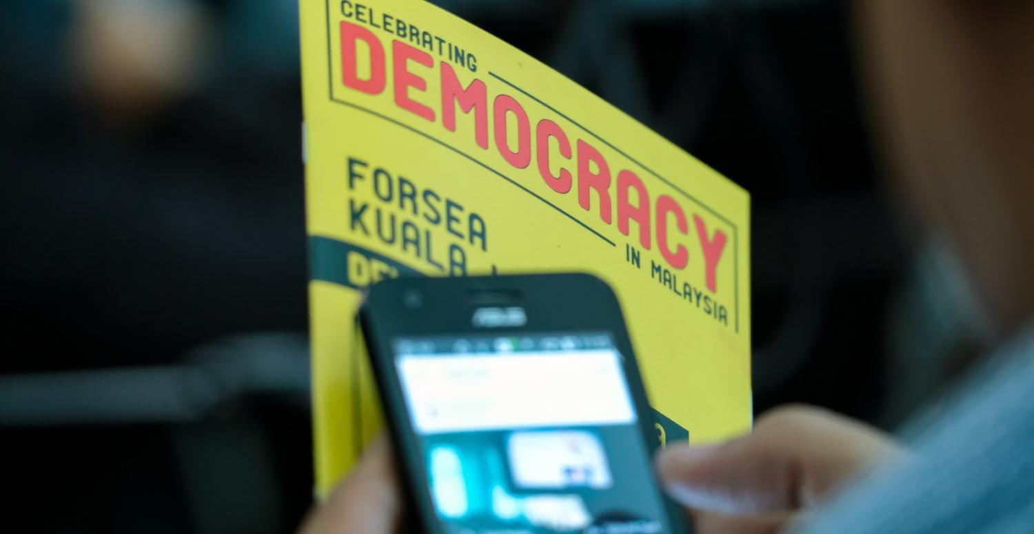 Participants at the Democracy Fest 2019, on 16 February in Kuala Lumpur, Malaysia (Photo: Mohd Samsul Mohd Said/Getty)