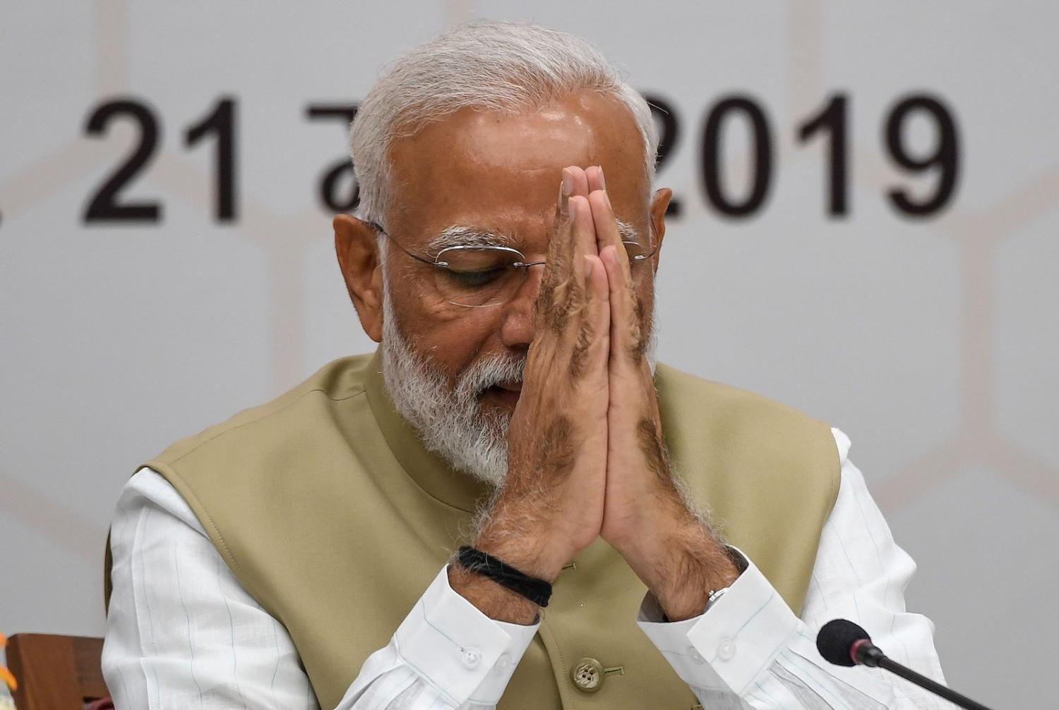 Narendra Modi is seeking a second term (Photo: Prakash Singh via Getty)