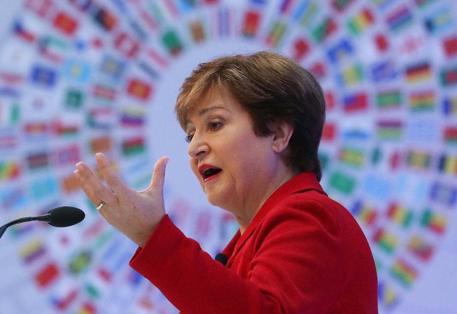 IMF Managing Director Kristalina Georgieva, Washington, 8 October 2019 (Mark Wilson/Getty Images)