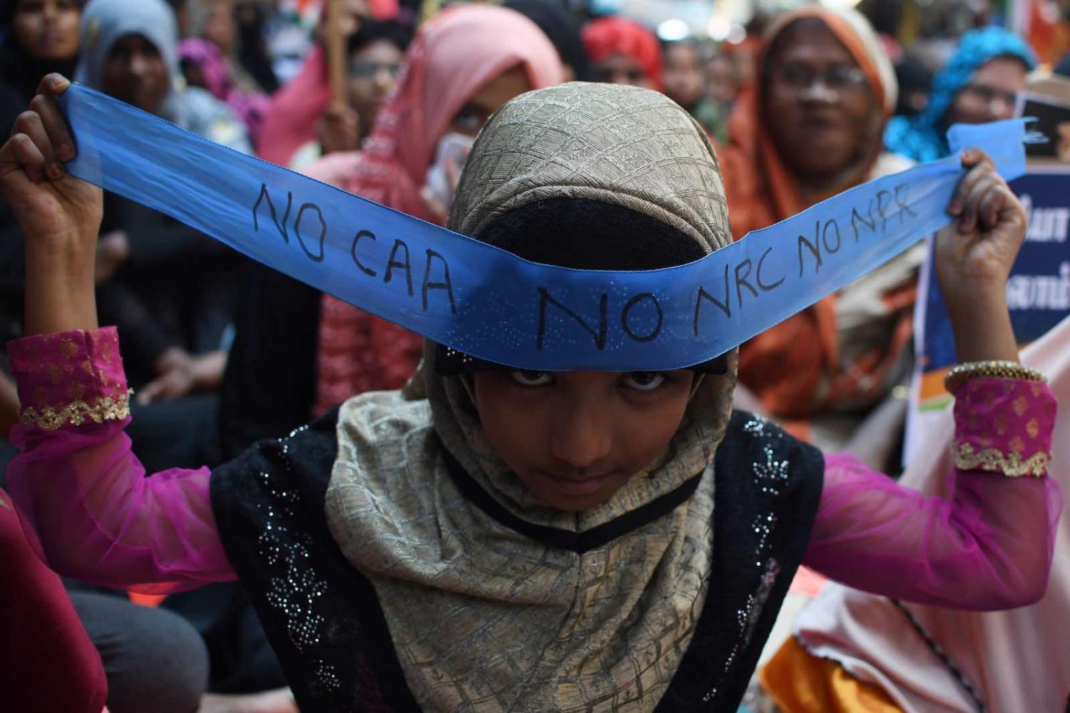 Recent demonstrations have displayed a spirit of collective resistance not witnessed since India’s freedom struggle in the 1940s (Arun Sankar/AFP/Getty Images)