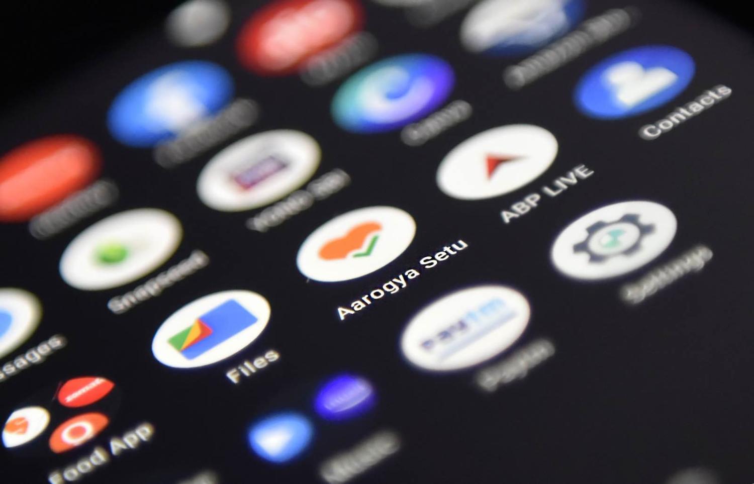 India’s Covid-19 tracing app Aarogya Setu was the seventh most downloaded app worldwide in April (Indranil Aditya/NurPhoto via Getty Images)