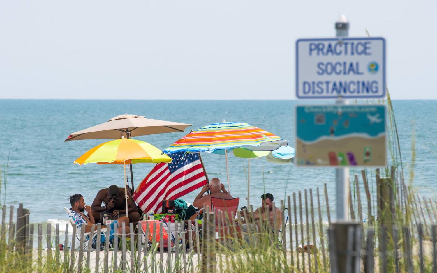 Myrtle Beach, South Carolina, 4 July 2020 (Sean Rayford/Getty Images)