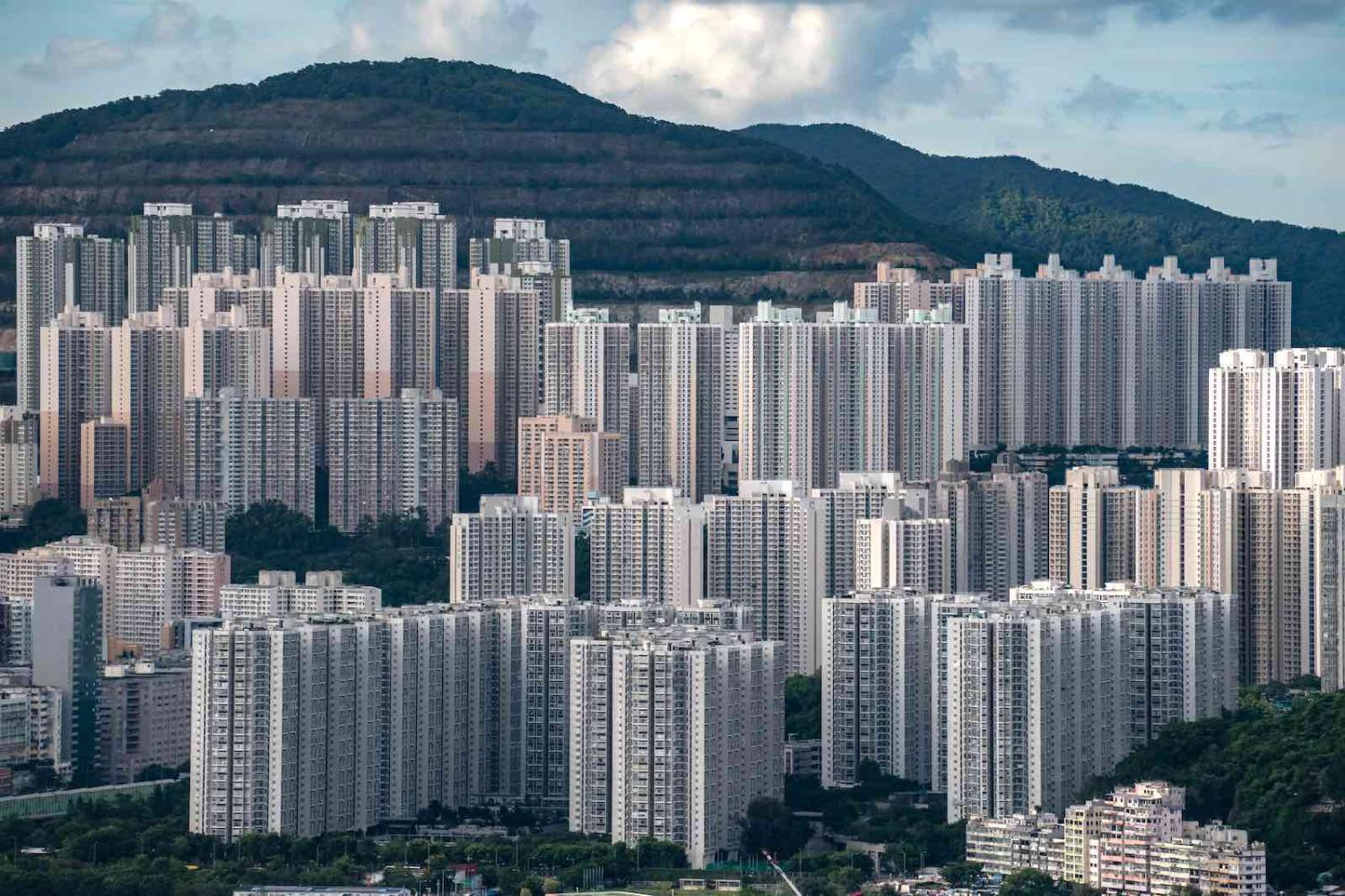 A residential section of Hong Kong, 16 July 2020 (Anthony Kwan/Getty Images)
