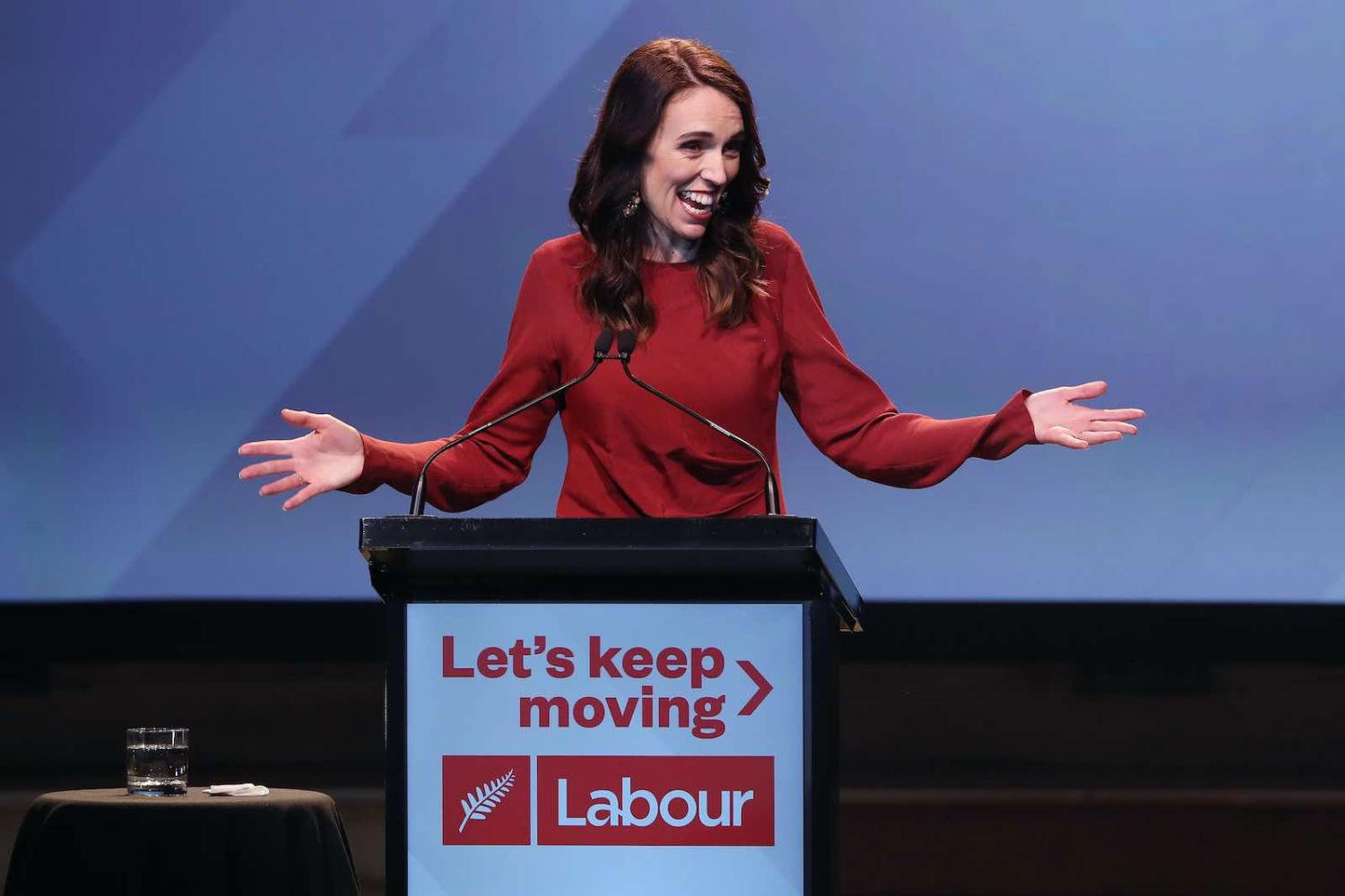 New Zealand Prime Minister Jacinda Ardern’s Labour party won an outright majority, the first time any party has achieved such a result since 1996 (Michael Bradley/AFP via Getty Images)