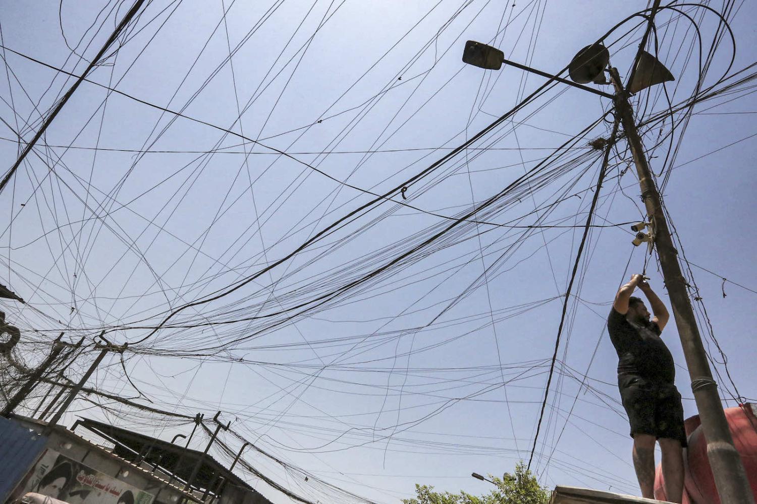 Power supplies in Baghdad’s Sadr City district, Iraq (Sabah Arar/AFP via Getty Images)
