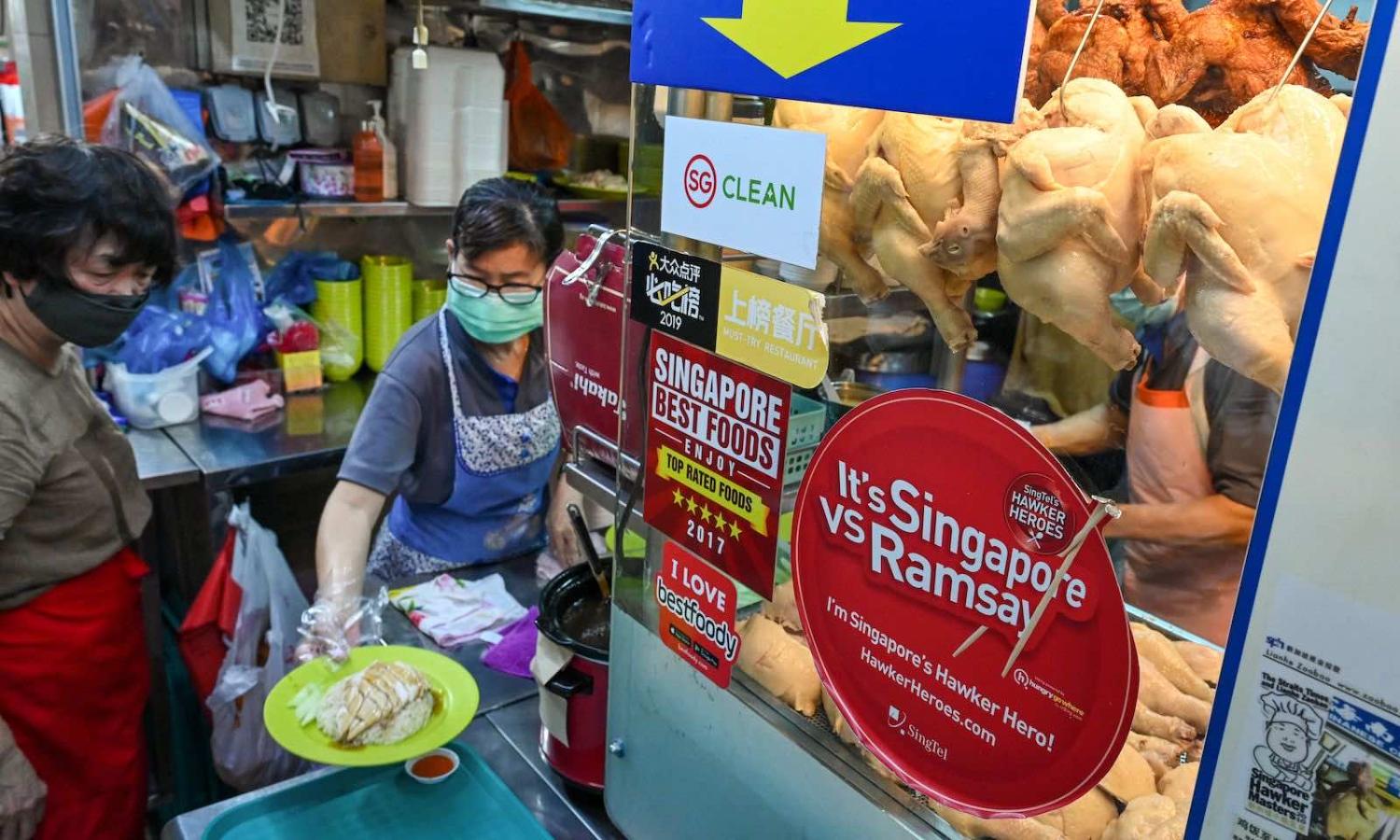 Export bans on poultry from Malaysia have a cause for concern in neighbouring Singapore (Roslan Rahman/AFP via Getty Images)