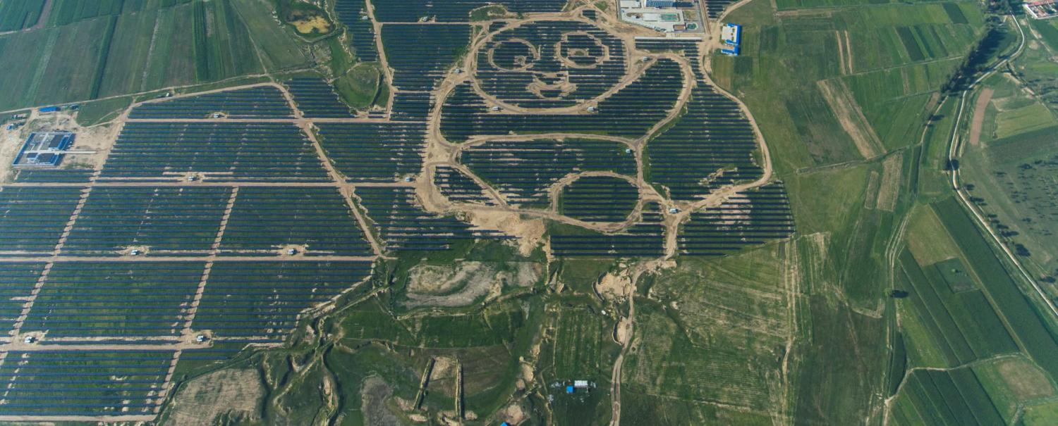 The Panda Solar Station in Datong, China, August 2017 (Photo: VCG/Getty Images)