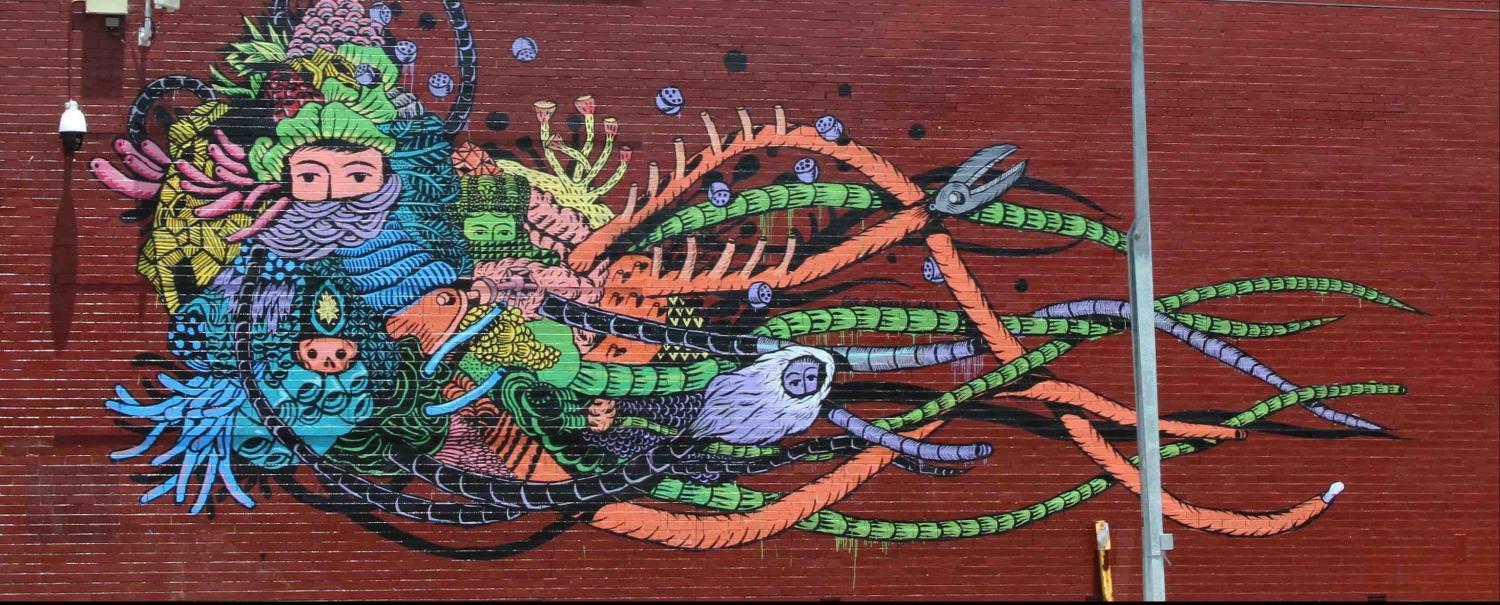 A work by Indonesian artist Eko Nugroho (Photo: Stu Rapley/Flickr)