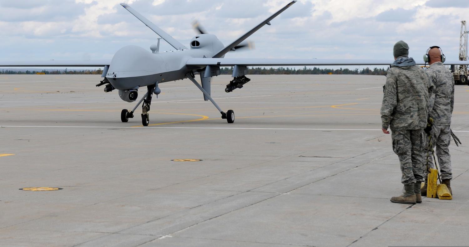 China's CH-5 Rainbow is modelled on the US MQ-9 Reaper, pictured here at a US Army Airfield. (Photo: Getty Images)