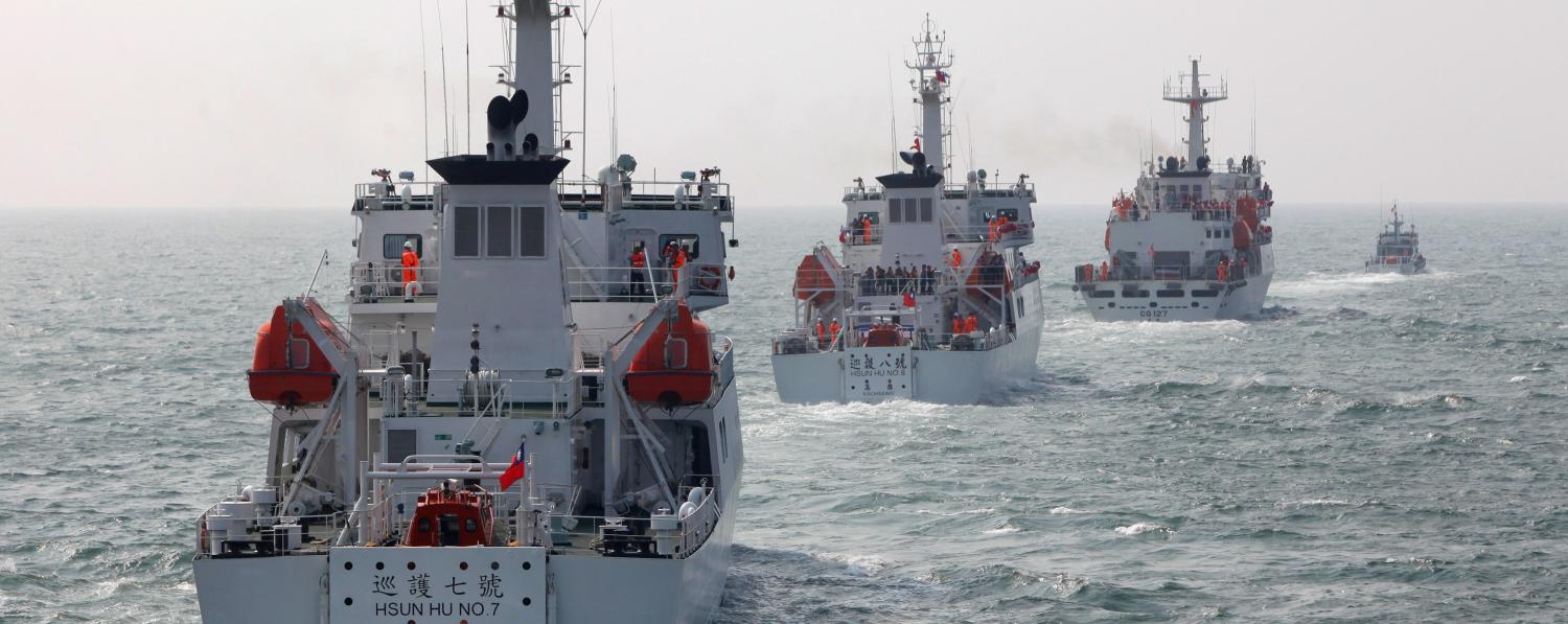 Taiwanese Coast Guard (Photo: AshleyPon/Getty)