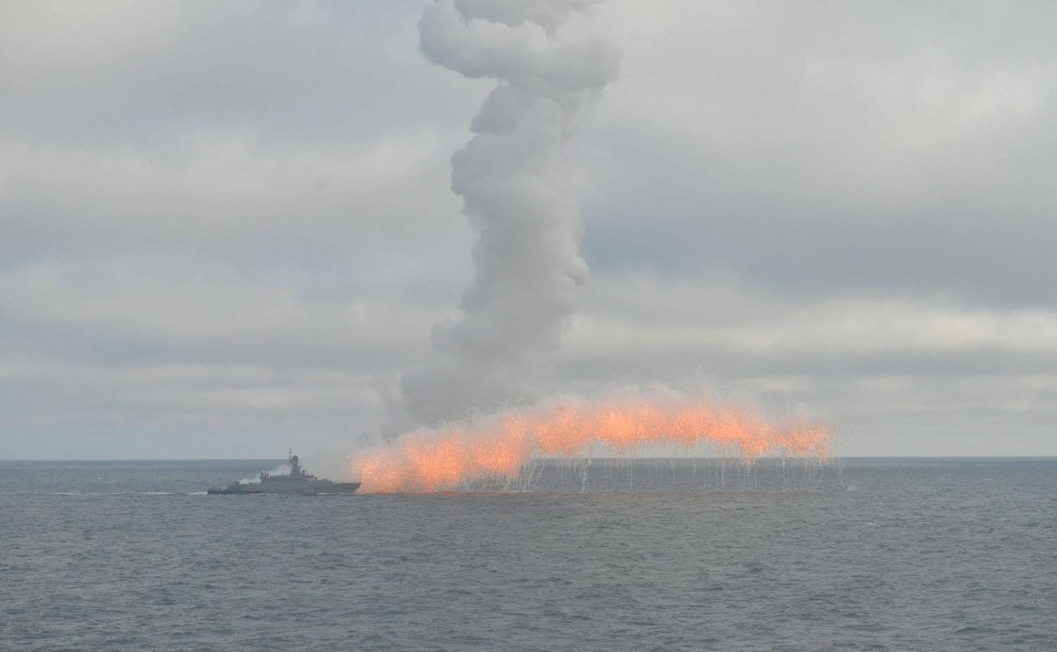 Joint exercises of the Russian Northern and Black Sea fleets in 2020 (Kremlin.ru)