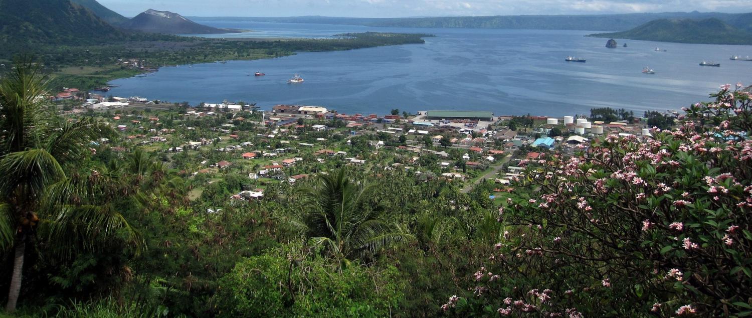 The town of Rabaul, on the island of New Britain, Papua New Guinea, 2012 (Photo: Flickr/Stefan Krasowski)