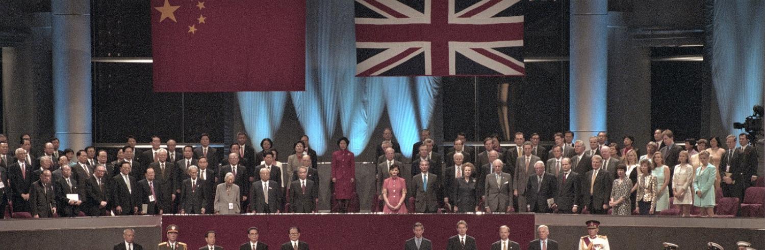 The 1997 Hong Kong Handover Ceremony (Photo: Peter Turnley/Getty Images)