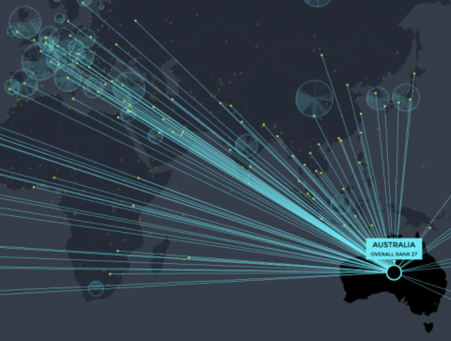 Lowy's Global Diplomacy Index: The world's most significant diplomatic networks, on a digital map