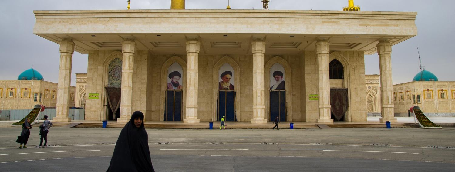 The entrance of the mausoleum of Ayatollah Khomeini, founder of the Islamic Republic of Iran. (Flickr/Gilbert Sopakuwa)