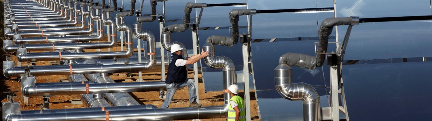 A solar-thermal power plant (Photo: Flickr/ Bilfinger SE)