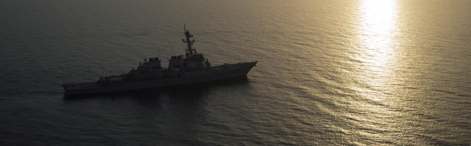 USS Benfold, one of the two destroyers which sailed through the Taiwan Strait last weekend (Flickr/US Navy)