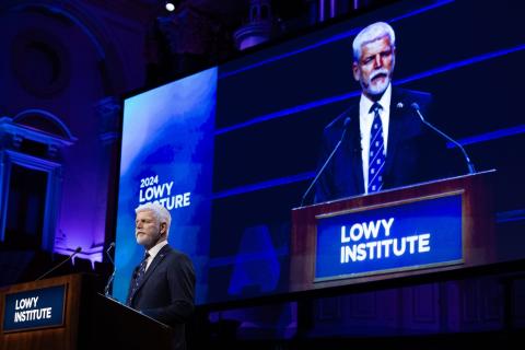 Czech Republic President Petr Pavel delivered the 2024 Lowy Lecture on 26 November (Lowy Institute)