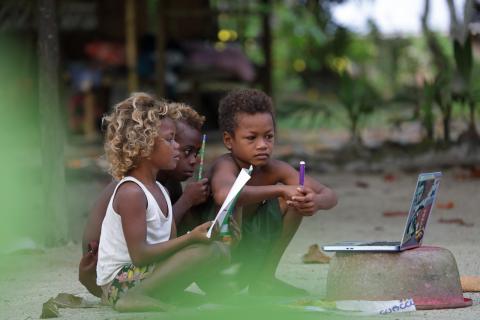 Today, about 80 per cent of the populations of Fiji, Nauru, Tuvalu, Samoa, and Marshall Islands are online – well above the global average (Getty Images)